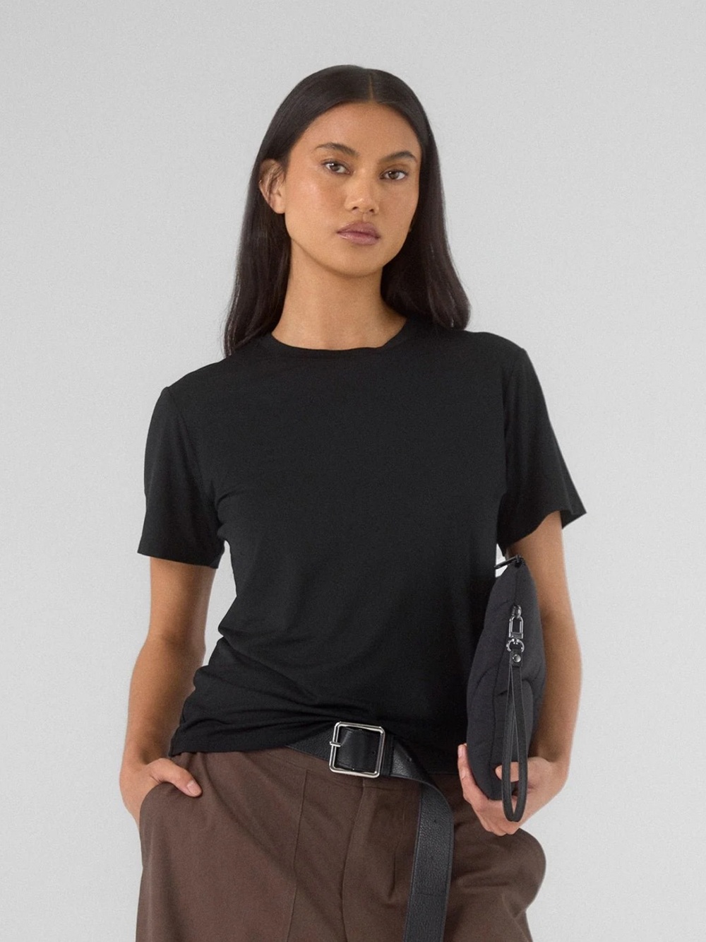 Thirty Years Modal Short Sleeve Tee Black Size Large NWT